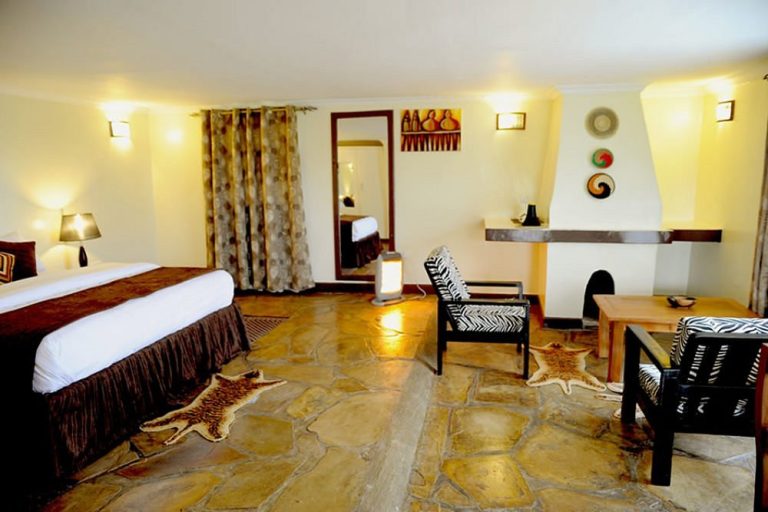 Tiloreza Volcanoes Ecolodge or Da Vinci Gorilla Lodge