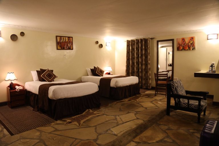 Tiloreza Volcanoes Ecolodge or Da Vinci Gorilla Lodge